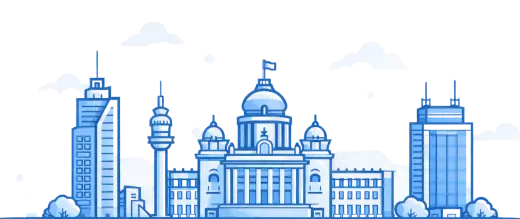 Bangalore Office Illustration